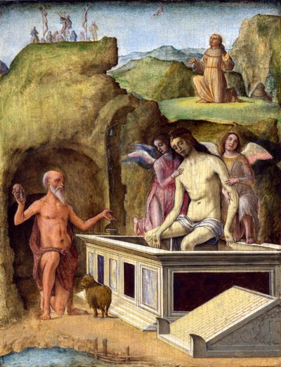 Der tote Christus von Ercole de Roberti